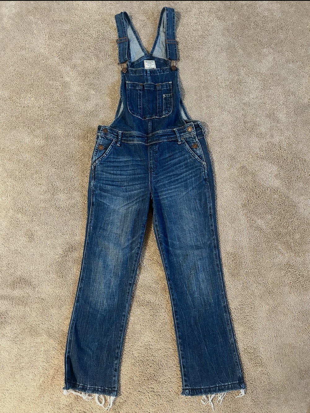 Abercrombie & Fitch Overalls with Raw Hem